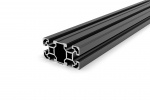 Aluminum profile 40x80 groove 10 B-type black